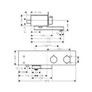 HANSGROHE Термостат для ванны, белый/хром ShowerTablet 350 (13107400) фото 2 Aquada.com.ua