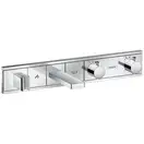 Термостат для ванни Hansgrohe RainSelect прихованого монтажу на 2 клавіші, хром (15359000)