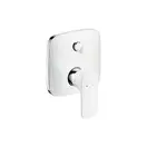 Смеситель для ванны Hansgrohe PuraVida (цвет - хром/белый) (15445400) фото 1 Aquada.com.ua