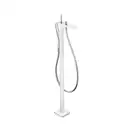 Смеситель отдельностоящий для ванны Hansgrohe PuraVida (цвет - хром/белый) (15473400) фото 1 Aquada.com.ua