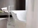 Смеситель отдельностоящий для ванны Hansgrohe PuraVida (цвет - хром/белый) (15473400) фото 3 Aquada.com.ua