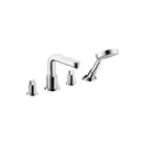 Смеситель на борт ванны Hansgrohe Metris S (цвет - хром) (31446000) фото 1 Aquada.com.ua