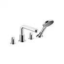 Смеситель на борт ванны Hansgrohe Metris S (цвет - хром), излив 22 см (31447000) фото 1 Aquada.com.ua