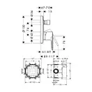 Смеситель для ванны, однорычажный Hansgrohe Talis E2 (цвет - хром) (31645000) фото 2 Aquada.com.ua