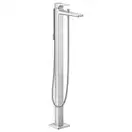 Смеситель для ванны напольный Hansgrohe Metropol (цвет - хром), с душевым гарнитуром (32532000) фото 1 Aquada.com.ua