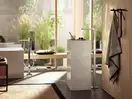 Смеситель для ванны напольный Hansgrohe Metropol (цвет - хром), с душевым гарнитуром (32532000) фото 5 Aquada.com.ua