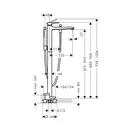 Змішувач для ванни Hansgrohe Metropol (32532000)