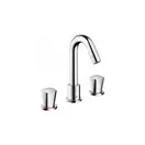 Смеситель на борт ванны, двухвентельный Hansgrohe Logis (цвет - хром) (71300000) фото 1 Aquada.com.ua