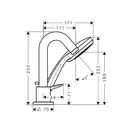 Смеситель на борт ванны Hansgrohe Logis (цвет - хром) (71310000) фото 2 Aquada.com.ua