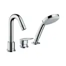 Змішувач для ванни Hansgrohe Logis на 3 отвори, хром (71313000)