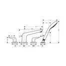 Змішувач для ванни Hansgrohe Novus (71333000)