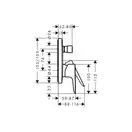 Hansgrohe Talis E Смеситель для ванны/душа, хром (71745000)