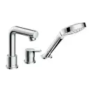 Змішувач для ванни Hansgrohe Talis S врізний на 3 отвори, хром (72417000)