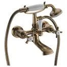 IMPRESE CUTHNA antiqua смеситель для ванны двухвентильный, бронза (10280 antiqua-n) фото 1 Aquada.com.ua