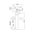 Смеситель для ванны Paffoni Light (LIG022NKNSP)