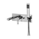 Смеситель для ванны Paffoni Ringo (цвет - хром), с душевым гарнитуром (RIN001CR) фото 1 Aquada.com.ua