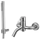 Смеситель для ванны Paffoni Stell, с ручным душем (STEEL026AC) фото 1 Aquada.com.ua