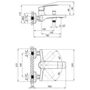 Змішувач для ванни Qtap Kralovice 3029103DC (QTKRL3029103DC)