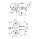 Змішувач для ванни Qtap Letovice 3021101DC (QTLET3021101DC) фото 2 Aquada.com.ua