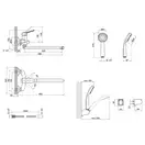 Змішувач для ванни Qtap Loft CRM 005 New (QTLFTCRM005NEW) фото 2 Aquada.com.ua