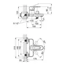 Змішувач для ванни Qtap Olsava 3012107GC (QTOLS3012107GC) фото 2 Aquada.com.ua