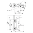 Змішувач для ванни Qtap Stenava 3045102DC (QTST3045102DC) фото 2 Aquada.com.ua
