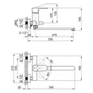 Змішувач для ванни Qtap Vranov 3218104GC (QTVRA3218104GC) фото 2 Aquada.com.ua