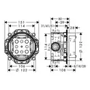 Hansgrohe iBox universal Прихована частина (01800180)