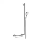 Душевой гарнитур Hansgrohe Raindance Select S 120 3jet EcoSmart 9 л/мин со штангой 110 см (цвет - хром/белый) (26327400)