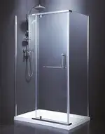 Душевая кабина Devit Comfort 900 х 900 х 1900 мм (профиль нерж. сталь, стекло серое) (FEN2123G)