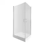 Набір Qtap душова кабіна Gemini CRM1018RC6 Clear + піддон Unirect 301815 (GEMCRM1018RC6UNIR301815)