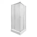 Набір Qtap душова кабіна Presto CRM1088SP5 Pear + піддон Unisquare 308815 (PRECRM1088SP5UNIS308815)
