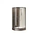 Душевая кабина Radaway Premium Plus A 90×90 (профиль - хром; стекло - Fabric) (30403-01-06N)