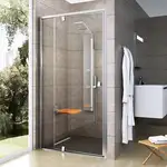 Душевые двери Ravak Pivot PDOP2-100 (профиль - сатин; стекло - Transparent (прозрачный)) (03GA0U00Z1)