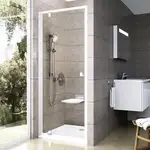 Душевые двери Ravak Pivot PDOP2-120 (профиль - белый; стекло - Transparent (прозрачный)) (03GG0100Z1)