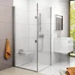 Душевая кабина Ravak Chrome (профиль - белый; стекло - Transparent (прозрачный)) h=1950 мм (1QVA0101Z1)