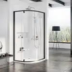 Душевая кабина Ravak Pivot PSKK3 900 х 900 х h1900 мм (профиль - чёрный, стекло - прозрачное) (37677300Z1)