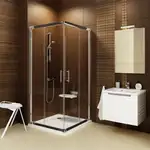 Душевая кабина Ravak X-Point 90 х 90 с поддоном Modena 90 ST и сифоном Basic 90 (профиль - пол. алюминий, стекло - прозрачное) (70507925)