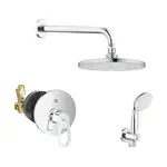 Душевая система скрытого монтажа Grohe Bau Loop (цвет - хром) (2908100L)