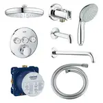 GROHE Grohtherm SmartControl Неперевершений душовий комплект із Rainshower New Tempesta 210 (34614SC2)