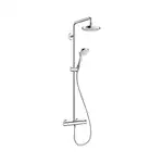 Душевая система с термостатом Hansgrohe Croma Select S Showerpipe 180 2jet (цвет - хром/белый) (27253400)