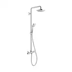 Hansgrohe Croma E Showerpipe Select 180 2jet, хром/белый (27256400)