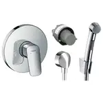 Набор смесителей для гигиенического душа Hansgrohe (цвет - хром) (3В161218)