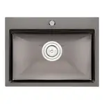 Кухонна мийка Qtap D5843BL Black 2.7/1.0 мм (QTD5843BLPVD10)