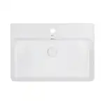 Раковина Qtap Nando з донним клапаном QT1211K404W