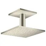 Верхний душ 250 х 250 мм Axor ShowerSolutions (цвет - матовый никель), 2 вида струи (35312820)