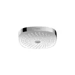 Верхній душ Hansgrohe Croma Select E 180 2jet Showerpipe EcoSmart 9 л / хв, білий / хром (26528400)