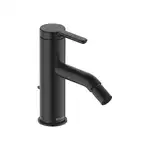Смеситель для биде Duravit C.1 (цвет - чёрный матовый), с донным клапаном (C12400001046)