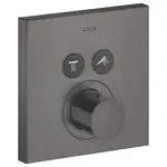 Термостат на 2 потребителя, скрытого монтажа Axor ShowerSelect (цвет - матоый чёрный хром) (36715340)