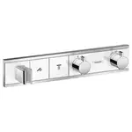 Термостат прихованого монтажу Hansgrohe RainSelect на 2 споживача, White/Chrome (15355400)